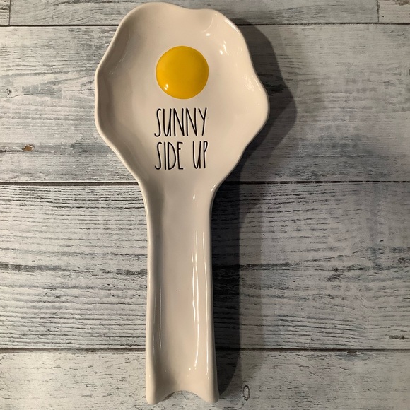 Rae Dunn Sunny Side Up Egg Spoon Rest - Picture 3 of 3